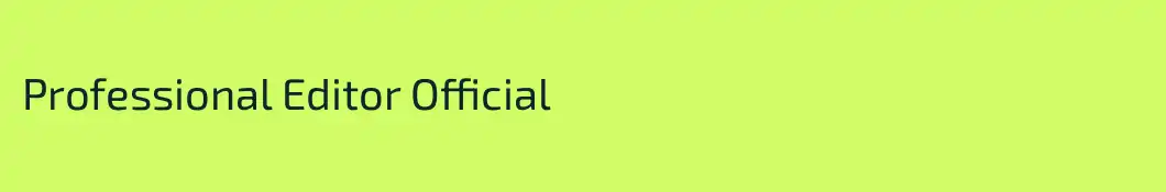 Professional Editor Official